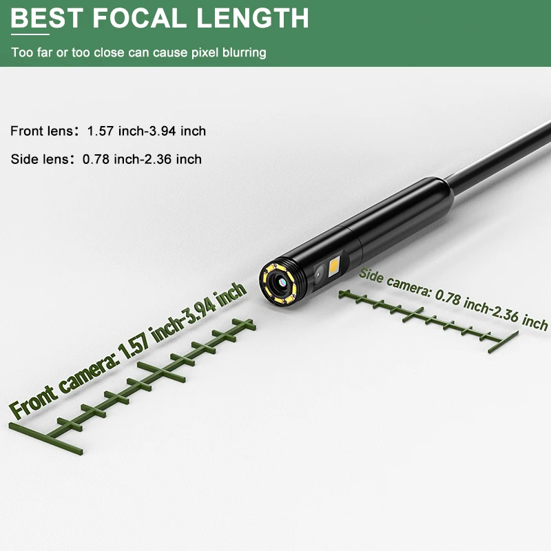 Cámara endoscópica IPS de 4,5 pulgadas HD1080P Cable rígido reemplazable de 15m cámara de enfoque automático de 5.0MP inspección impermeable boroscopio de alcantarillado de coche S6853a66435014da2904b0049d8b7c46cg