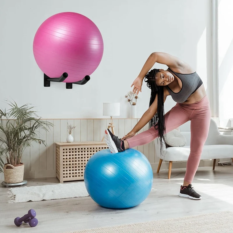Medicine Ball Holder Exercise Ball Wall Rack for Gym Garage Storage Yoga Ball Stability Ball Basketball sports ball storage bag sports ball display stand sports ball storage rack