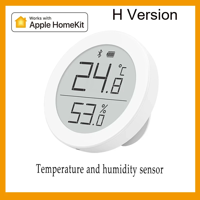 Qingping Bluetooth Termometer Higrometer Sensor Suhu dan Kelembaban untuk Homekit| | - AliExpress