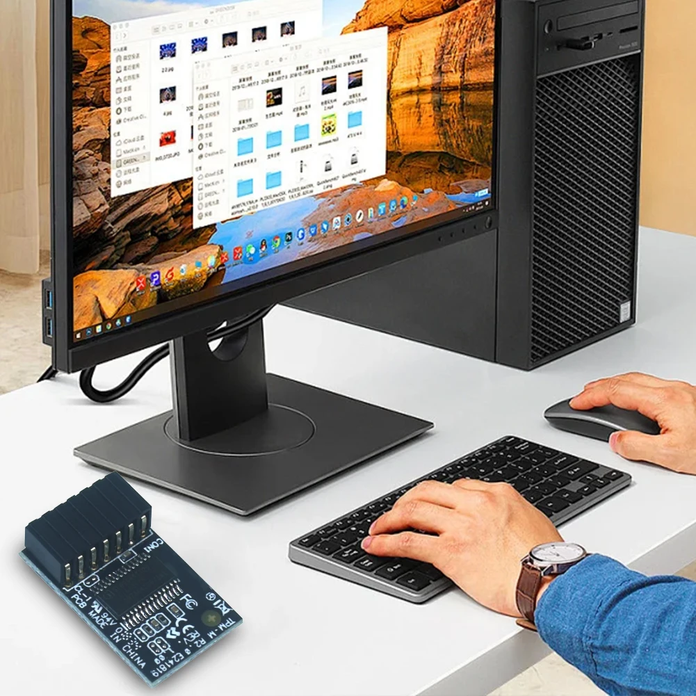 For Asus TPM-M R2.0 TPM Module 15x25mm 14-1 Pin Computer TPM-M R2.0 TPM-M R2.0 Hardware Security Chip for Asus Motherboards