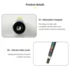 Auto Body Damage Detector Paint Thickness Tester Pen with Magnetic Tip Scale Indicator Car Paint Coating Tester Car Accessories 5