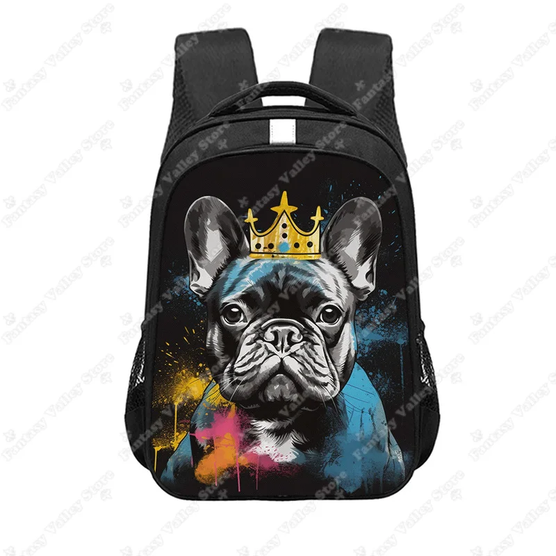 Borsa sportiva con stampa barboncino francese con coulisse Borsa sportiva con stampa barboncino francese con coulisse