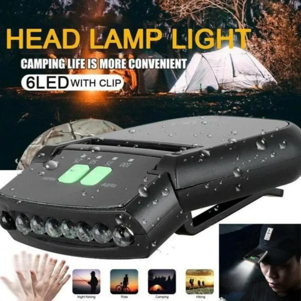 USB аккумуляторные налобные фонари с датчиком движения | AliExpress