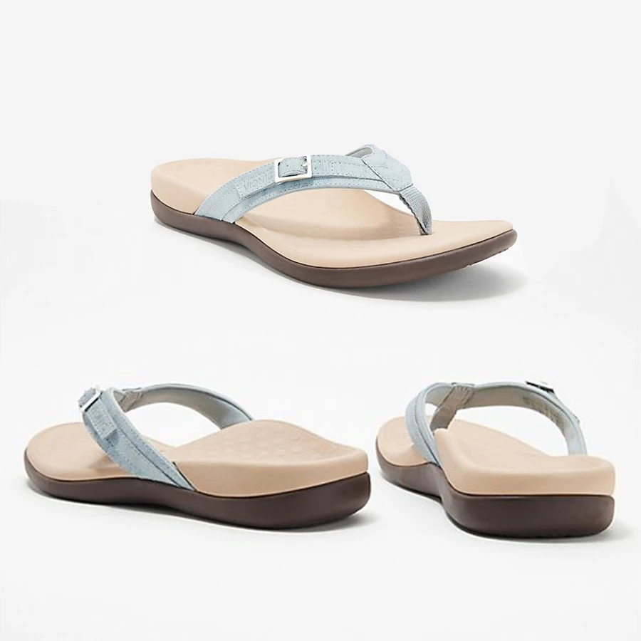 Secret Dig Women Sandals Arch Support Flip Flops for Plantar Fasciitis Comfort Summer Sandals Flat Bottomed Casual Flip Flops