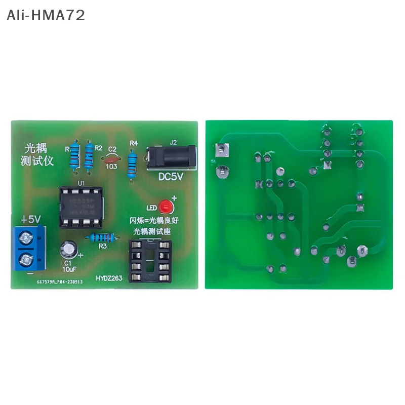 HMA72-Optocoupler Tester Kit Board Practice Welding DIY Electronic Product Spare Parts
