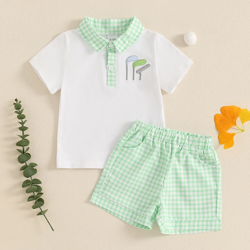 Dungaree And Golfer Set