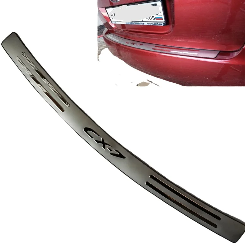 

Автомобильные наклейки для Mazda Cx-7 2010 2011 2012-2015, протектор заднего багажника, Задняя накладка, задний порог, автомобильные аксессуары