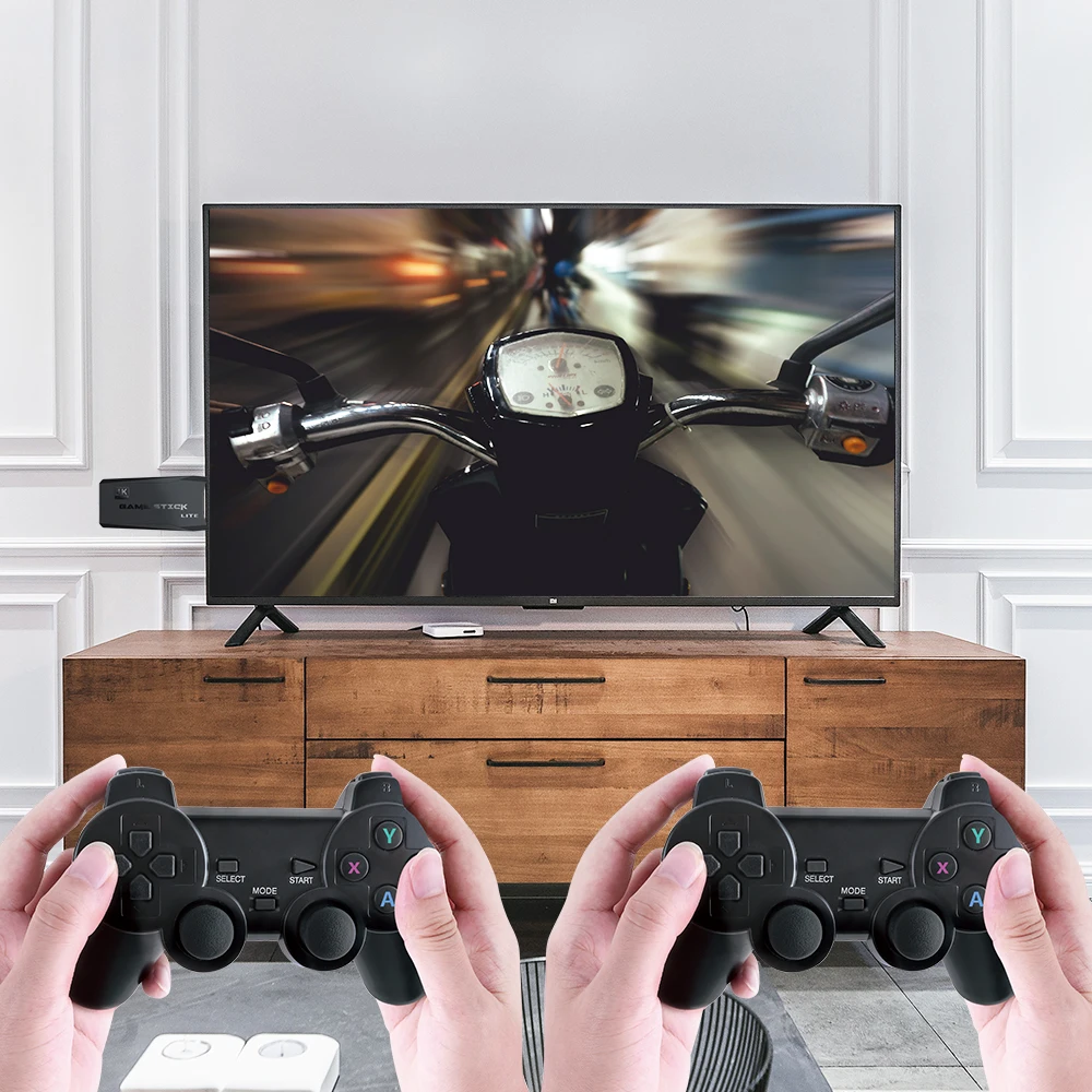 NEW Video Game Console with 2.4G Double Wireless Controllers, 4K Support, 64GB/32GB Storage, 20000 Retro Games, TV-Compatible, Perfect Boy Gift 3