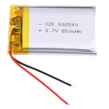  1pc 3.7V 100mAh LiPo 1S Polymer Rechargeable Battery Anki Overdrive Headset 602040 350/400/450mAh 803035 502030 Lithium 