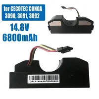 Vacuum Battery For CECOTEC CONGA 3090 CONGA 3091 CONGA 3092 Fits 05173 6800mAh / 44.40Wh 14.4V Li-ion 1