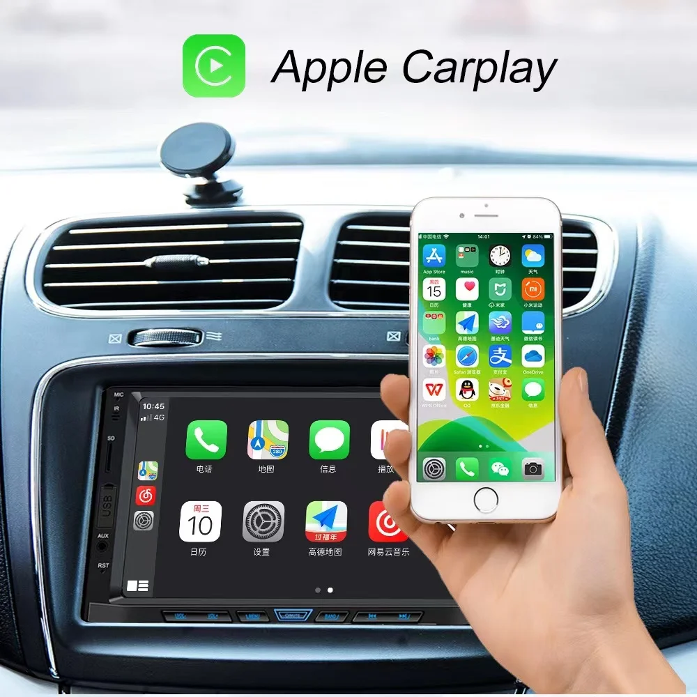 

10pcs New L2 Full Touch Screen Apple Carplay Module Car Bluetooth Mp5 Player Mobile Phone Interconnection Reversing