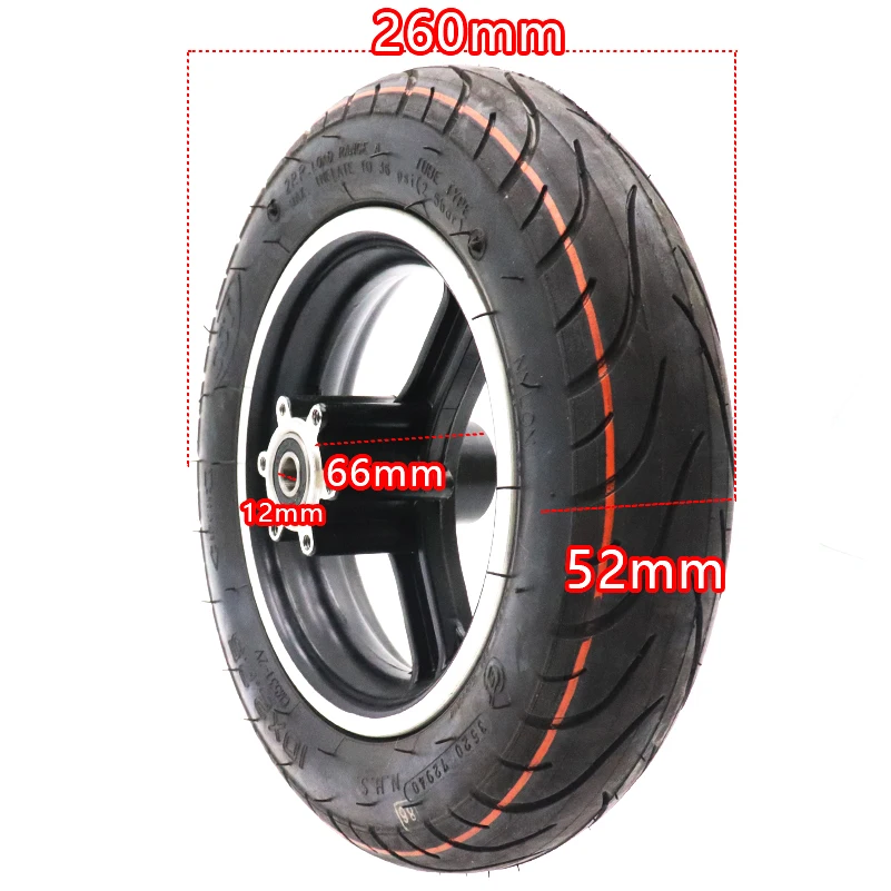 Free Shipping10 Inch 10X2.25 Wheel Rim Scooter Hub Aluminum Alloy Hub Frame for Electric Scooter Mini BikeWear-resisting