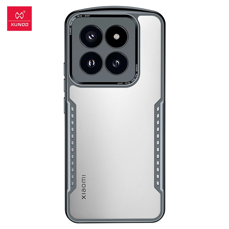 Custodia Per Telefono Xundd Per Xiaomi 14 14 Pro Airbag Dropproof Shell Tpu + Pc Soft Arc-Shap Frame Con Foro Di Dissipazione Del Calore Copertura Del