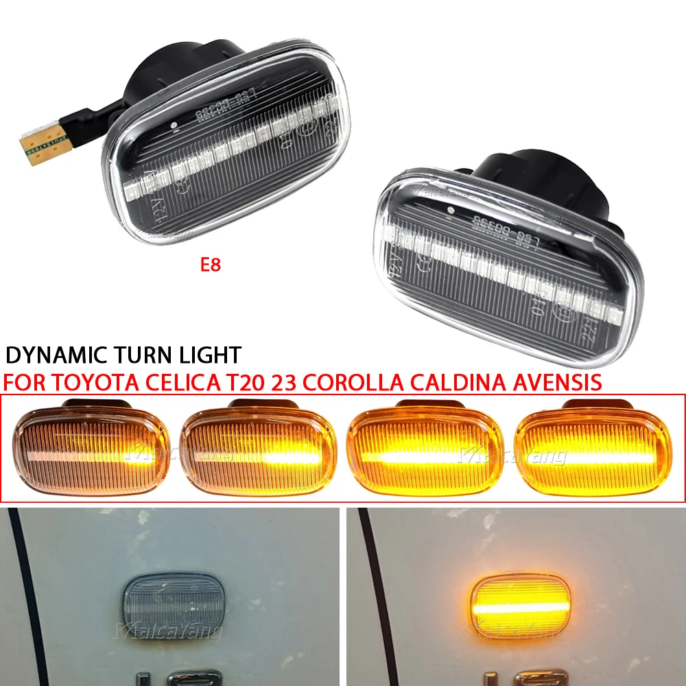 Dynamic Turn Light Side Marker Light For Toyota Celica T20 T23