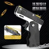 Folding Rubber Band Gun Toys Model Keychain Christmas Birthday Gifts 1
