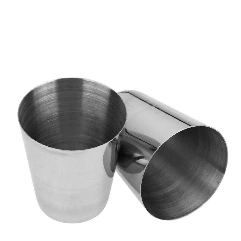 8oz Whiskey Flagon Stainless Steel Mini Drinking Container Barware with 1 Funnel 2 Cups Corrosion Resistant for Camping Picnics