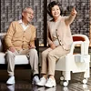 Brake Design Adult Toilet Chairs, Toilet for The Elderly, Mobile Home Wheelchair-type Commode Toilet, Bedside Commode with Wheel 2
