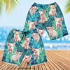 Kawaii Cartoon Pig Graphic Short Pants For Men Clothing Funny Design Beach Shorts Hawaiian Swim Trunks Women Aloha Trousers 2024 5