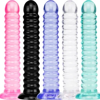 5 Style Jelly Anal Dildo With Suction Cup Huge Dildos Sex Toys for Woman Men Fake Dick Big Penis Anal Butt Plug Erotic Sex Shop 1