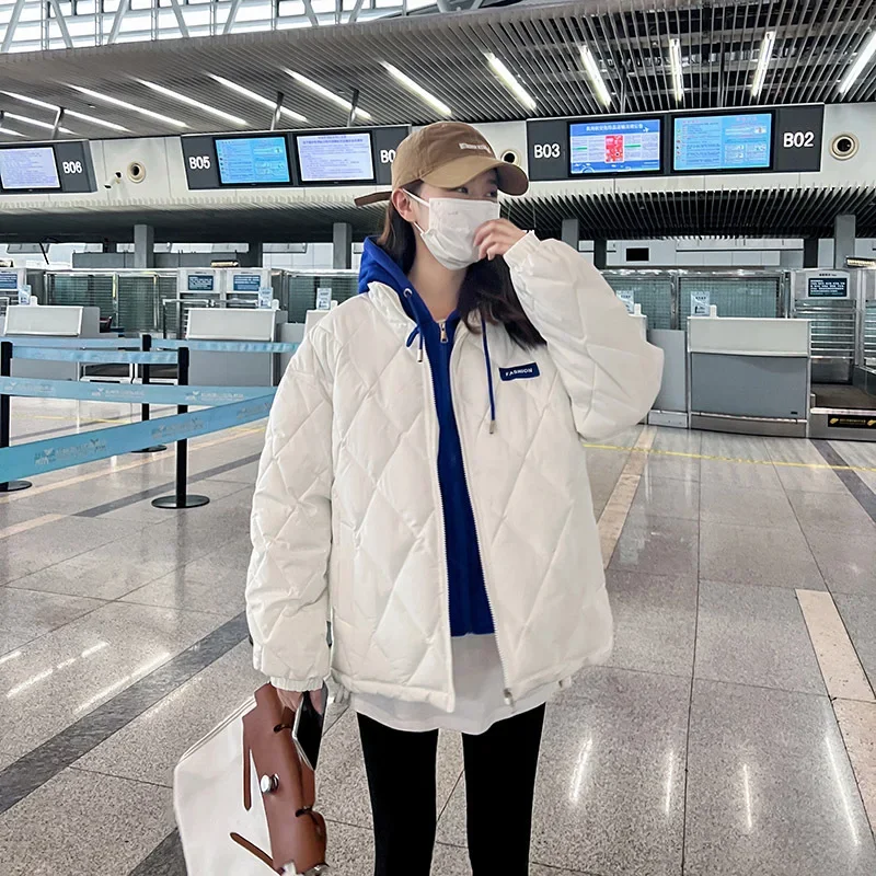 

Linggecotton-padded jacketcoat women's design sense cotton-padded coat thick cotton-padded jacket fried street winter style