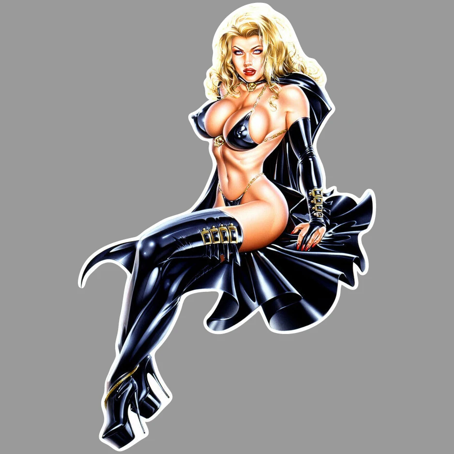 Pelle E Fibbie Pin Up Girl Decal Fashion Sticker Naked Anime Adatto Per Suv Rv 4X4 Moto