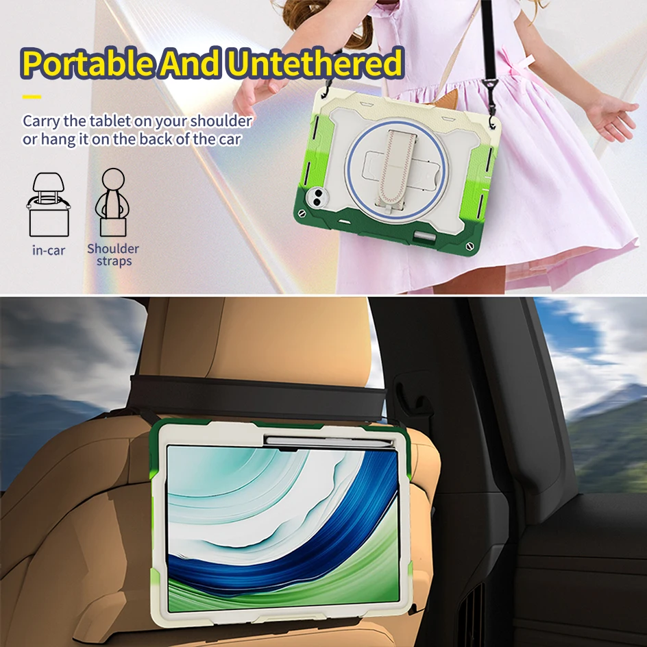 Heavy Duty Rugged Universal Case with 360° Rotating Kickstand