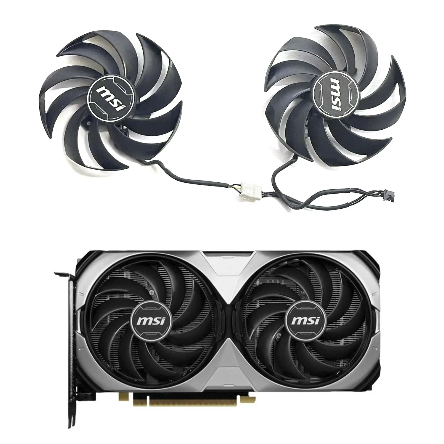 Nuova Ventola Gpu 90Mm 4Pin Muslimex Rtx 4070 Per Scheda Grafica Msi Geforce Rtx 4060 Ventus 2X Black 8G Oc Rtx 4070 Ventus 2X 12G