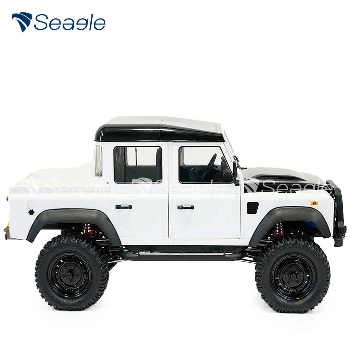 US Canada Stocks 1/8 Scale E102-003/E101-003 Double E RC Rock Crawler Model White Color Black Color 3