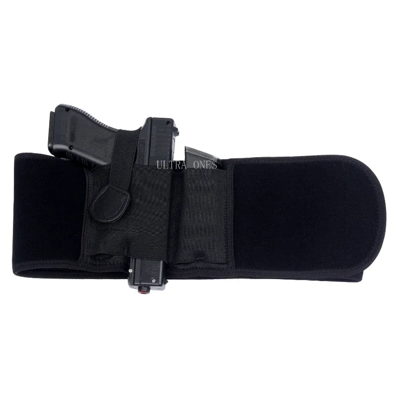 Tactical Belly Band Holster Concealed Carry Waist Band Pistol Holder for Smith and Wesson Bodyguard Glock 19 23 38 25 32 26 27 4