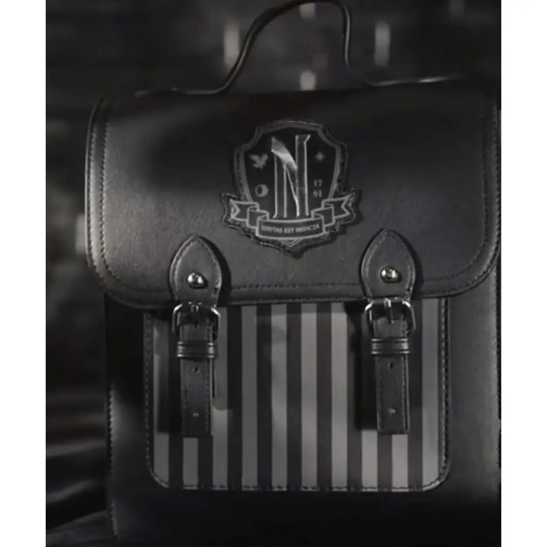 

Movie Wednesday Addams Backpacks Wednesday Cosplay Black Blue Handbags School Bags For Adult Kids Girls Laptop Bookbag