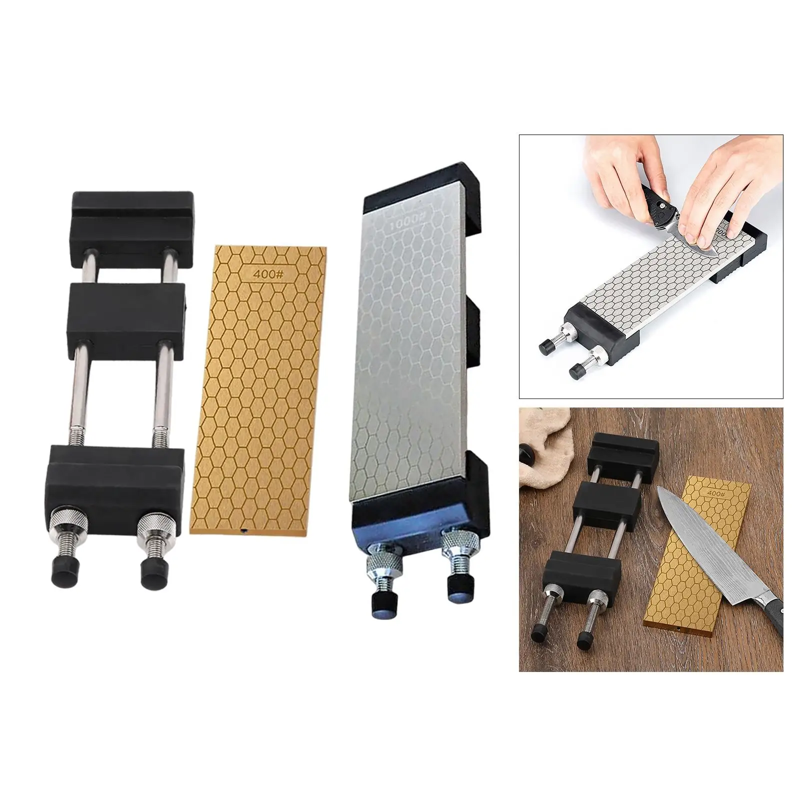 Diamond Sharpening 2 Side Grit 400 1000 Diamond Plate Honing 8 inch Hone