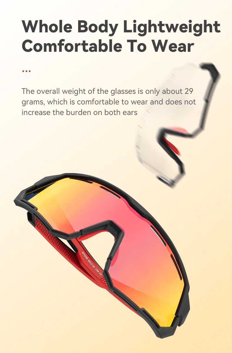Rockbros 2 linse polarisierte photo chrome fahrrad brille uv400 fahrrads onnen brille sport brille mtb straßen brille fahrrad brille – Detail 14