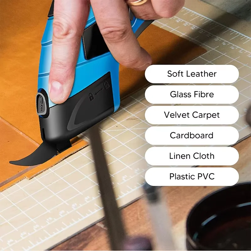 무선 전기 가위 골판지 커터 전기 직물 가위 공예 Carboard에 대한 충전식 강력한 패브릭 커터