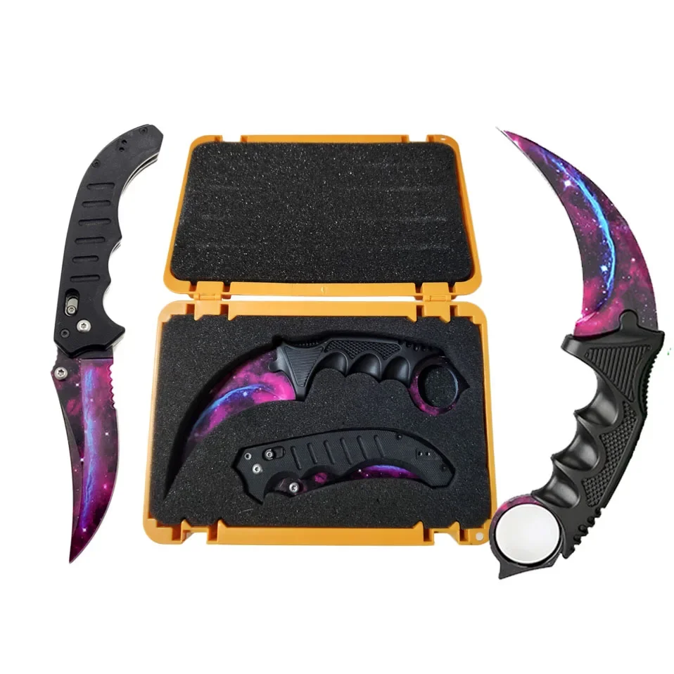 CS GO Folding Flip Knife Set Case Butterfly In Knife Empty Box Plastic Storage Gama Box tool storage box parts storage box plastic tool box storage organizer box