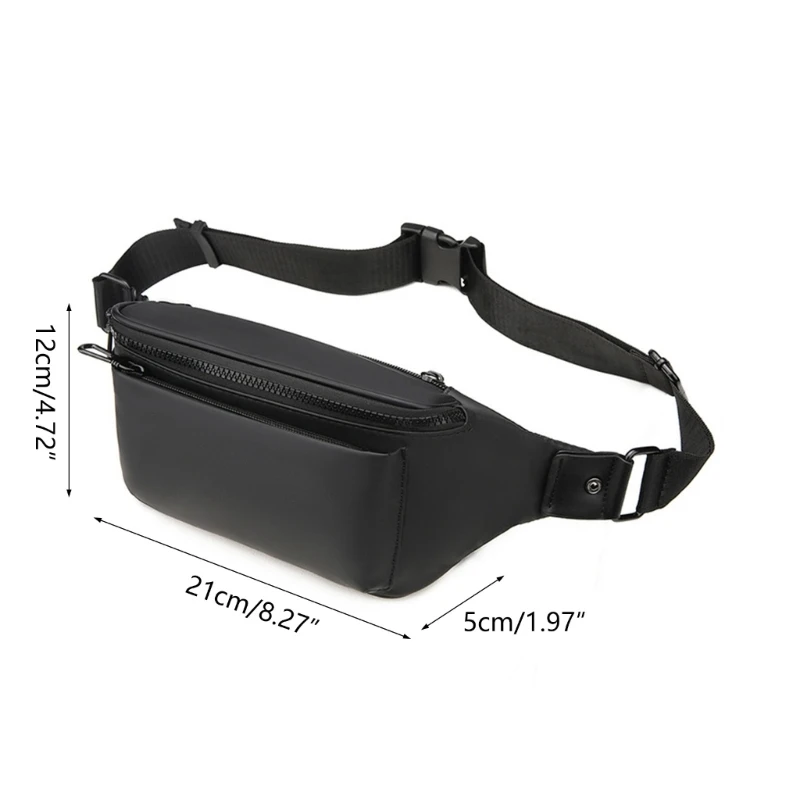 2023 NEW Fanny Pack for Men Waterproof Crossbody Waist Pack Chest Bag PU Bag