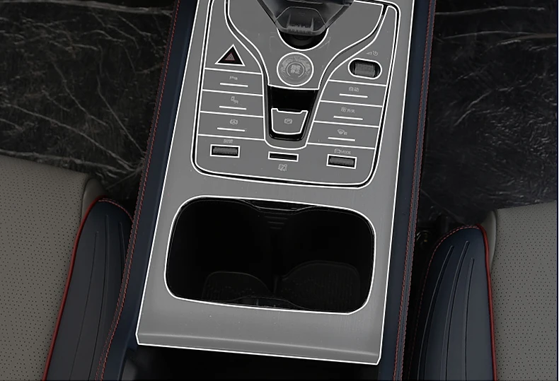 For BYD Atto 3 Yuan Plus 2022 2023 Car Interior Center console Transparent TPU Protective film Anti-scratc film Accessories