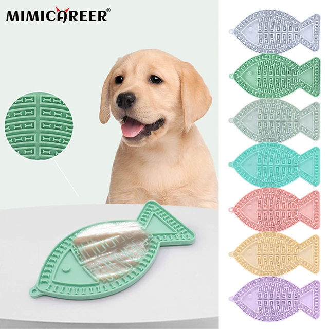 1pc-pet Licking Mat For Dogs Slow Feeder Pet Health Safe Slow