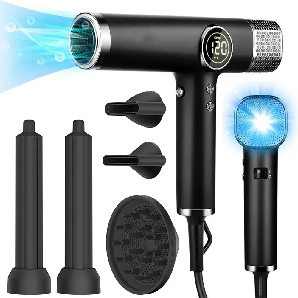 1800W High Power Brushless Salon/Barber Hair Blower Dryer Motor High Speed Negative Ion Hair Dryer Styling Tools