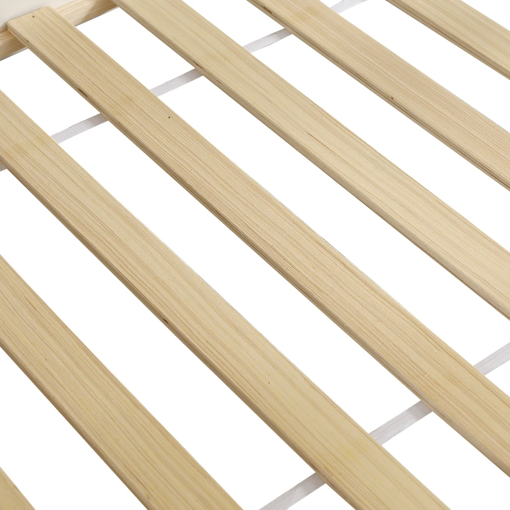 90x200cm Etagenbett, Kinderbett mit Fallschirm und Gitter, mit 4-stufiger Leiter, 6 offene Regale, Kleiderschrank an der Seite, viel Stauraum – Detail 22