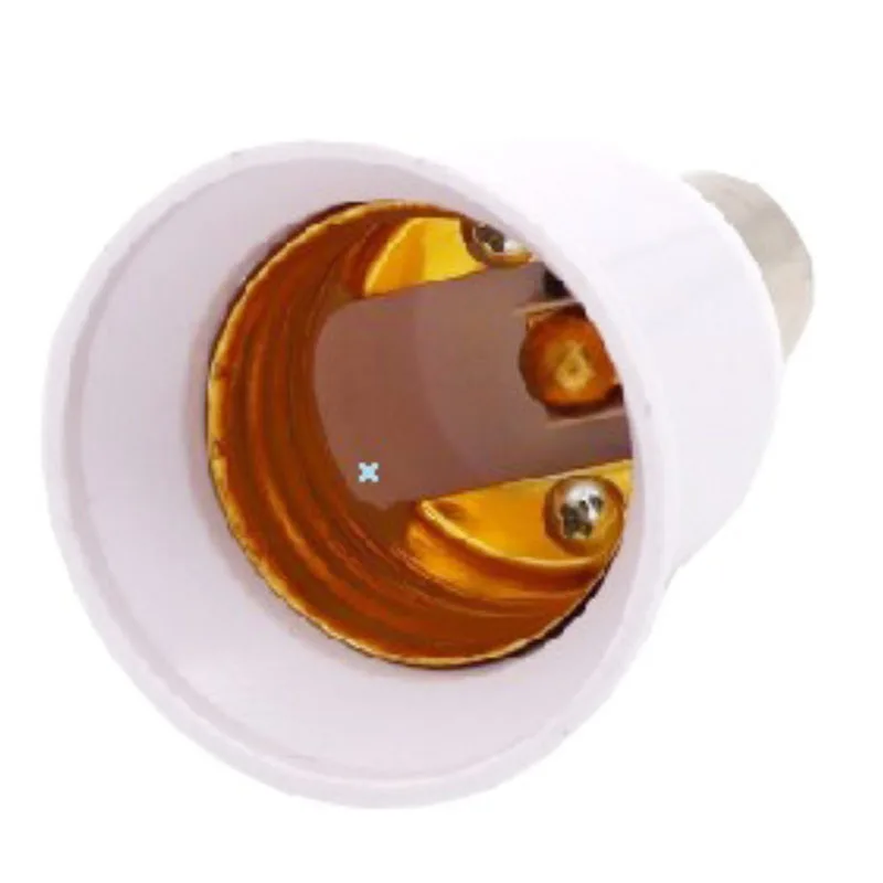 B15 to E27 Led Lighting Lamp Holder Converter Screw Bulb Socket Adapter LED Saving Light Halogen Lamp Bases 3A 220V White,lamp holder,lamp bulb holder,lamp base,lamp socket adapter