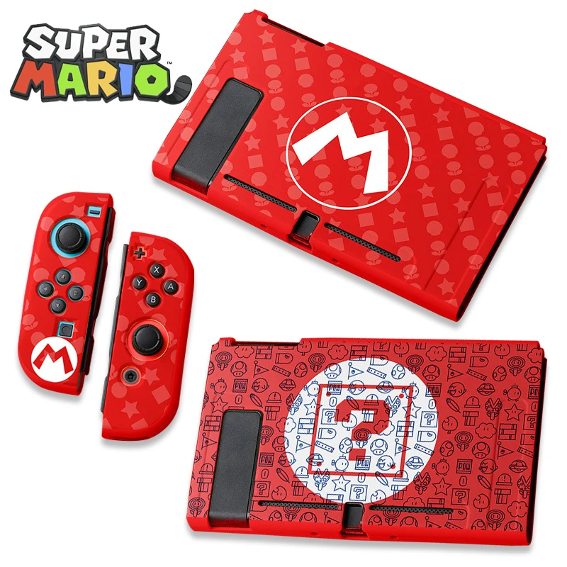 Custodia Protettiva In Tpu Super Mario Switch Per Nintendo Switch Ns Cartoon Anime Game Joy-Con Controller Shell Accessori Per Giochi