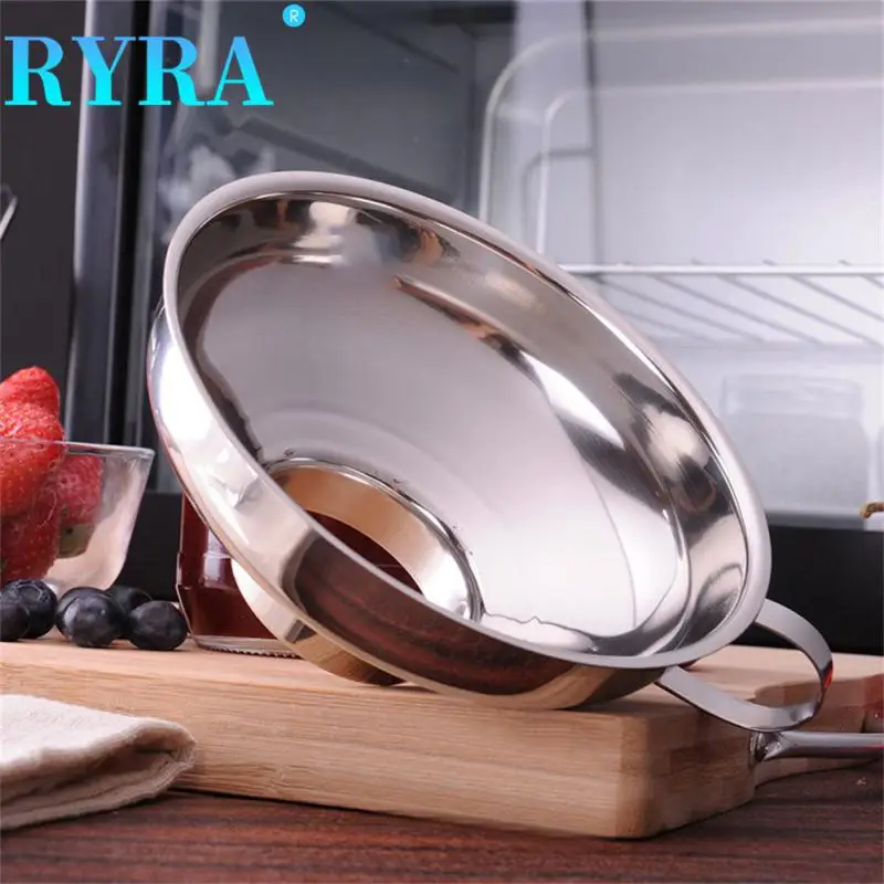 

Stainless Steel Funnel Wide Mouth For Jars Jam Oil Wine Spill Tool Liquid Dispenser Multifunction Funnel Kitchen Accessories