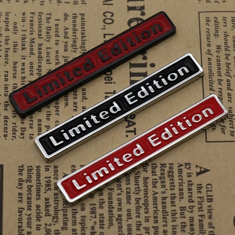 Limited Edition 3D Metal Emblem Badge Sticker