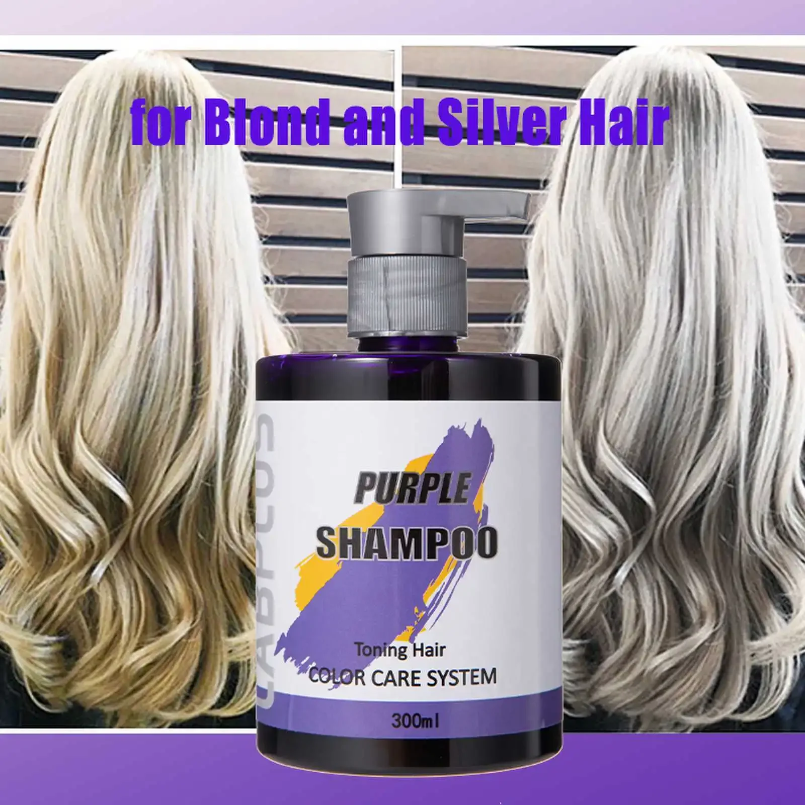 Effective Professional Purple Shampoo for Blonde Hair Shampoos Remove Yellow Blonde Bleached Highlighted Shampoo