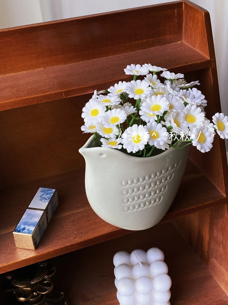 Ceramic Small Vase European Ceramic Creative Bird Vase Hotel Flower Arrangement Desktop Exquisite Ornament 2