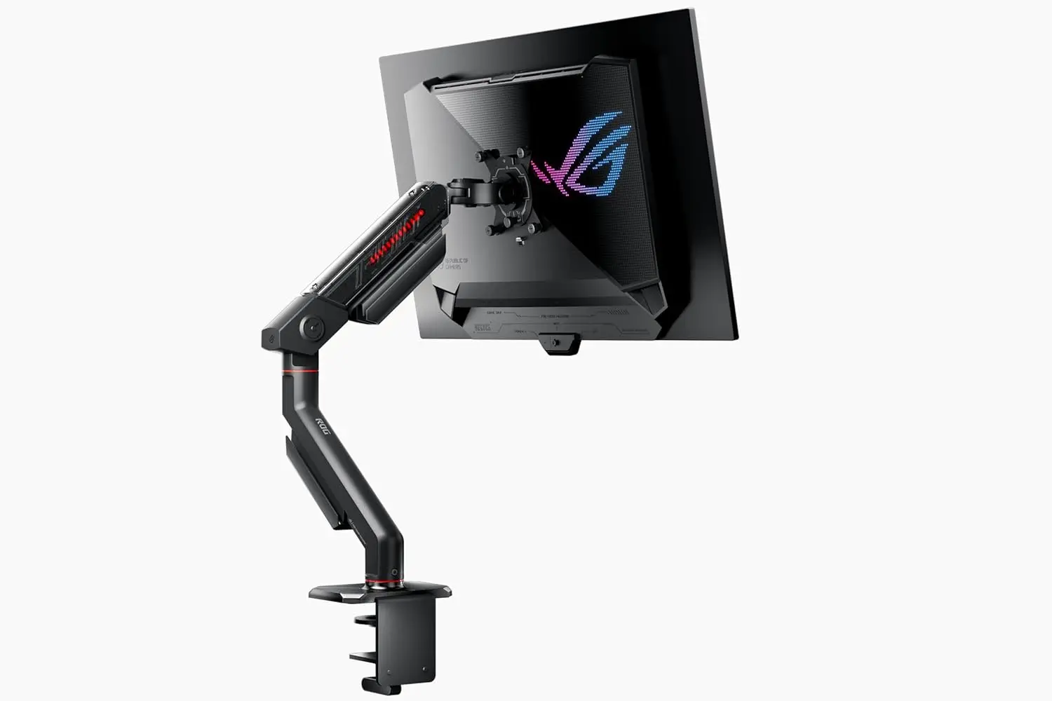 ROG Ergo Monitor Arm (AAS01) - Monitor Mount with Cable Management, Ergonomic, Pivot, Swivel, Height Fully Adjustable