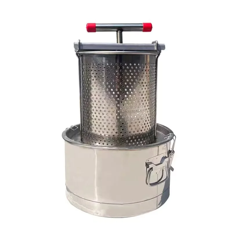Stainless Steel Manual Honey Press - Beekeeping Special Extraction Tool (Applicable For Wine/Juice