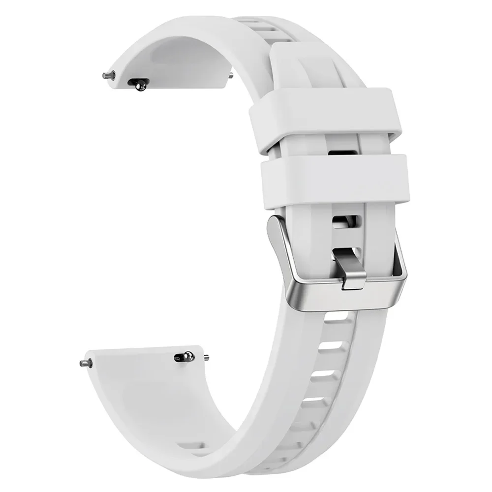 Silicone Sport Wristband Accessory for Smartwatches - 22mm Strap