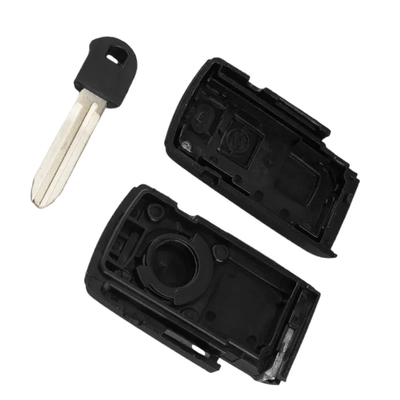 dahai Fits Toyota Prius 2004-2009 Key Fob Cover Case Shell Keyless Entry Remote Replacement With Blank Key replacement shell