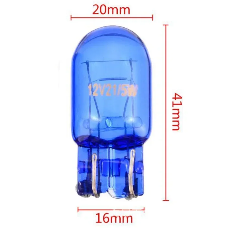 รูปสินค้า หลอดไฟฮาโลเจน T20 สีฟ้าธรรมชาติ สำหรับเบรกและหยุดอัตโนมัติ